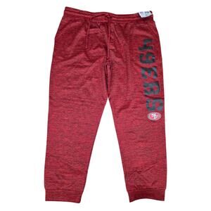 NFL Team Apparel San Francisco 49ers Men's Sleepwear Jogger Pants size XX-Large